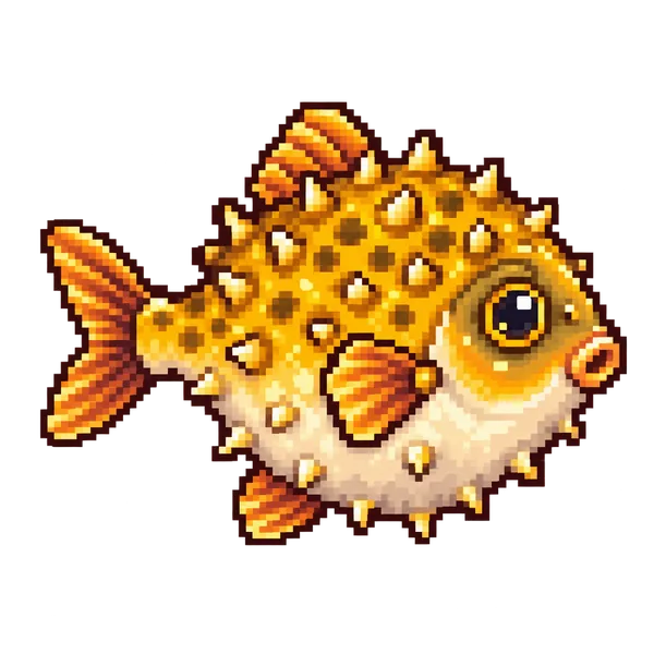 河豚 Pufferfish 鱼类素材