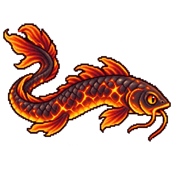 岩浆鳗鱼 Lava Eel 鱼类素材