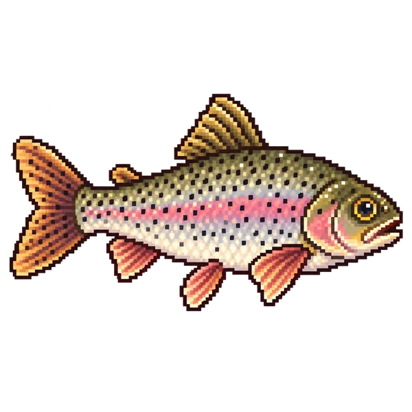 虹鳟鱼 Rainbow Trout 鱼类素材